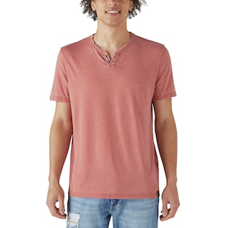 Foto 1 | Foto 1 | Camiseta Lucky Brand Venice Burnout Notch Neck Para Hombre - Venta Internacional.