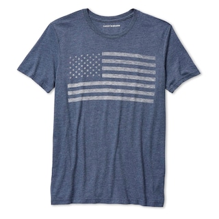 Foto 6 | Foto 6 | Camiseta Lucky Brand Usa Flag Para Hombre American Navy - S - Venta Internacional.