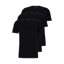 Camiseta Boss De Punto De Algodón Con Cuello Redondo Para Hombre Paquete De 3 - Venta Internacional.