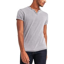 Camiseta Lucky Brand Venice Burnout Notch Neck Para Hombre - Venta Internacional.
