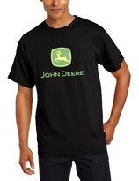 Camiseta John Deere Trademark Logo Core Para Hombre Algodón Color Negro - Venta Internacional.