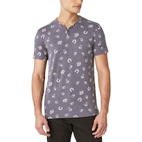 Camiseta Lucky Brand Venice Burnout Notch Neck Para Hombre - Venta Internacional.