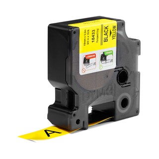 Foto 2 | Foto 2 | Vinilo Industrial Label Dymo Rhino 3/4 Con Estampado Negro Amarillo - Venta Internacional.