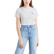 Camiseta Levi's Perfect Con Cuello Redondo Para Mujer Color Blanco Talla M - Venta Internacional.