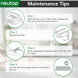 Foto 6 | Foto 6 | Filtros De Repuesto Para Roborock S6 Maxv/pure S6 S5 S4 E5 E4 - Venta Internacional.