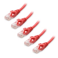 Cable Ethernet Matters Cat 6 10 Gbps Paquete De 5 1 5 M Rojo - Venta Internacional.