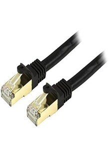 Foto 1 | Foto 1 | Cable Ethernet Startech Cat6a 10gbe Blindado Rj45 De 4 Pies Negro - Venta Internacional.