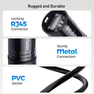 Foto 4 | Foto 4 | Cable Ethernet Matters Cat6 Ethercon Rj45 De 100 Pies Color Negro - Venta Internacional.