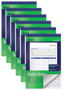 Foto 1 | Foto 1 | Libros De Pedidos De Venta Better Office Products Paquete De 6 300 Juegos - Venta Internacional.