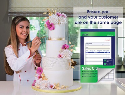 Foto 5 | Foto 5 | Libros De Pedidos De Venta Better Office Products Paquete De 6 300 Juegos - Venta Internacional.