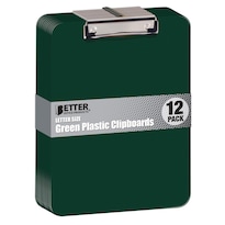 Clipboard Better Office Products Plástico Verde Paquete De 12 - Venta Internacional.