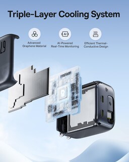 Foto 6 | Foto 6 | Cargador Baseus Enercore Cj11 Usb C 67w 3 En 1 De Carga Rápida - Venta Internacional.