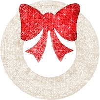 Corona De Navidad Best Choice Products Preiluminada 76 Cm Led - Venta Internacional.