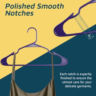 Foto 7 | Foto 7 | Perchas Para Ropa Lifemaster Heavy Duty Color Morado Paquete De 120 - Venta Internacional.