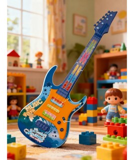 Foto 3 | Foto 3 | Guitarra Belug Electrónica Musical Multifunción Para Niños Azul