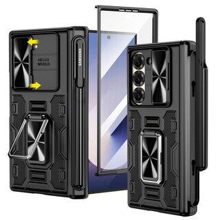 Foto 1 | Foto 1 | Funda Vego Para Samsung Galaxy Z Fold 6 Con Soporte Para Bolígrafo S Color Negro - Venta Internacional.