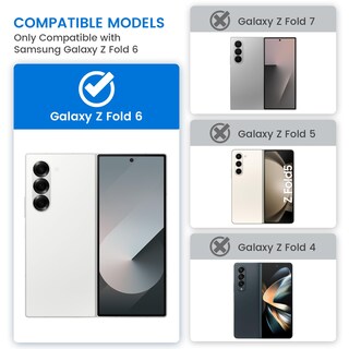 Foto 2 | Foto 2 | Funda Vego Para Samsung Galaxy Z Fold 6 Con Soporte Para Bolígrafo S Color Negro - Venta Internacional.