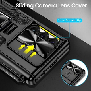 Foto 3 | Foto 3 | Funda Vego Para Samsung Galaxy Z Fold 6 Con Soporte Para Bolígrafo S Color Negro - Venta Internacional.