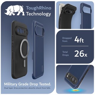 Foto 2 | Foto 2 | Funda De Teléfono Tudia Mergegrip Para Google Pixel 10 Pro Xl Indigo - Venta Internacional.