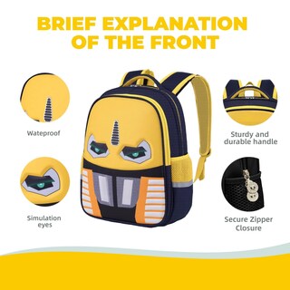 Foto 3 | Foto 3 | Mochila Infantil Para Niños Pequeños De Nailon De 4 A 12 Años - Venta Internacional.