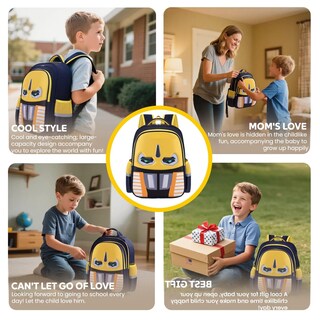 Foto 6 | Foto 6 | Mochila Infantil Para Niños Pequeños De Nailon De 4 A 12 Años - Venta Internacional.