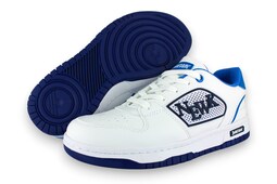 Tenis Casual Blanco Azul Hombre Two Newk