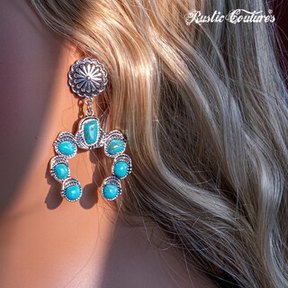 Foto 5 | Foto 5 | Pendientes Montana West Western Turquesa Rce-1123tq - Venta Internacional.