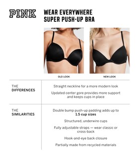 Foto 6 | Foto 6 | Sujetador Victoria's Secret Pink Wear Everywhere Super Push Up 32c - Venta Internacional.