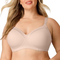 Balcón Inalámbrico Bra Playtex 4751 Almond Con Cobertura Total - Venta Internacional.