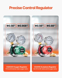 Foto 5 | Foto 5 | Kit De Antorchas De Oxigeno-acetileno Soldadura A Gas Vevor 12 Piezas - Venta Internacional.