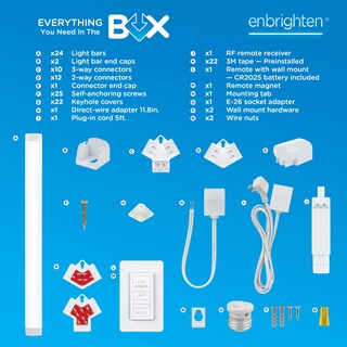 Foto 7 | Foto 7 | Lámpara Led De Techo Enbrighten Ultrabrite Hexagon Garage Paquete De 24 - Venta Internacional.