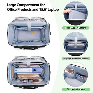 Foto 2 | Foto 2 | Rolling Teacher Bag Trunab Para Portátil De 15 6 Pulgadas Color Negro - Venta Internacional.