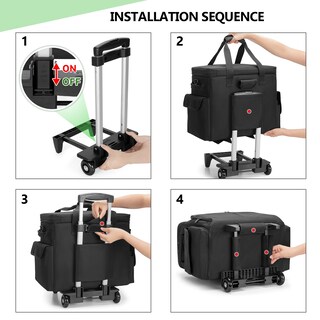 Foto 5 | Foto 5 | Rolling Teacher Bag Trunab Para Portátil De 15 6 Pulgadas Color Negro - Venta Internacional.