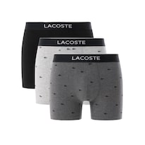 Calzoncillos Tipo Bóxer Lacoste De Algodón Elástico Con Estampado De Minicocodrilo Paquete De 3 - Venta Internacional.