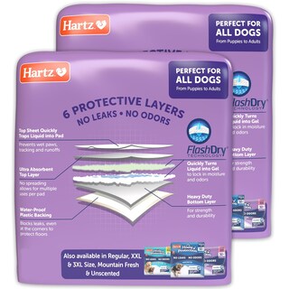 Foto 7 | Foto 7 | Almohadillas Para Perros Hartz Home Protection Con Aroma A Lavanda Xl 60 Unidades - Venta Internacional.