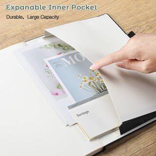 Foto 4 | Foto 4 | Cuaderno Maleden College Ruled A4 De Piel Tapa Dura 192 Peniques - Venta Internacional.