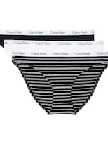 Braguitas Calvin Klein Carousel Logo Carousel Bikini De Algodón Elástico X3 - Venta Internacional.