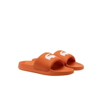 Sandalias Slide Lacoste Serve 1.0 Para Hombre Color Azul Marino/blanco Talla 6 - Venta Internacional.