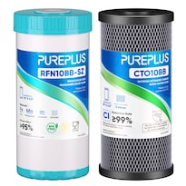 Kit Combinado De Cartuchos De Filtro De Agua Pureplus 4.5x10 De 2 Etapas - Venta Internacional.