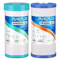 Filtro De Agua Pureplus 4 5 X 10 De 2 Etapas Para Toda La Casa Paquete De 1 Unidad - Venta Internacional.