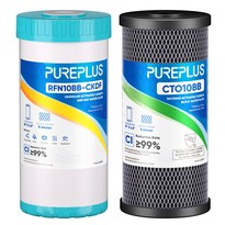 Kit Combinado De Cartuchos De Filtro De Agua Pureplus 4.5x10 De 2 Etapas - Venta Internacional.