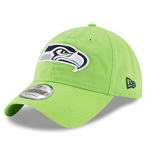 Gorra New Era Nfl Core Classic 9twenty Ajustable De Los Seattle Seahawks Color Verde Neón - Venta Internacional.