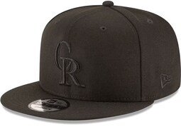Gorra Snapback New Era Mlb 9fifty Colorado Rockies Negra - Venta Internacional.