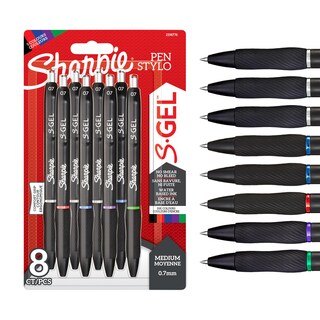 Foto 1 | Foto 1 | Bolígrafos De Gel Sharpie S-gel De Punta Media 0 7 Mm Tinta Variada 8 Unidades - Venta Internacional.