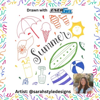 Foto 3 | Foto 3 | Bolígrafo Pentel Energel Rtx Happiness Expressions De 0 7 Mm Paquete De 8 - Venta Internacional.