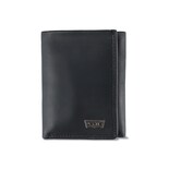Cartera Triple Levi's Sleek And Slim Para Hombre Color Negro - Venta Internacional.