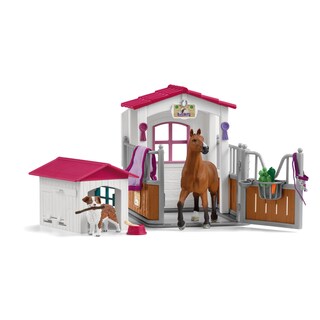 Foto 2 | Foto 2 | Playset Schleich Horse Club Stall Con Caballo Y Perro 32 Piezas Para Niños Mayores De 5 Años - Venta Internacional.