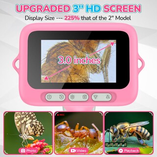 Foto 2 | Foto 2 | Microscopio Digital Bebang 1000x Para Niños Con Pantalla De 3 Pulgadas - Venta Internacional.