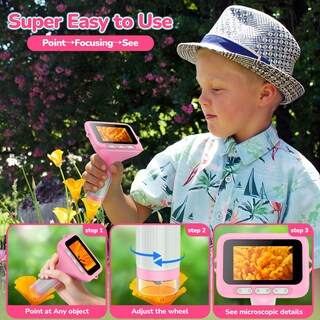 Foto 4 | Foto 4 | Microscopio Digital Bebang 1000x Para Niños Con Pantalla De 3 Pulgadas - Venta Internacional.