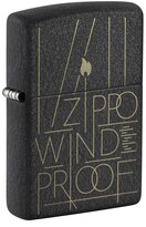 Mechero De Bolsillo Zippo Line Art Design Genuino Resistente Al Viento - Venta Internacional.